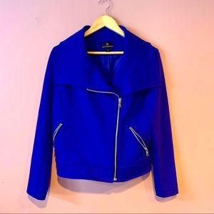Worthington Electric Blue Moto Jacket